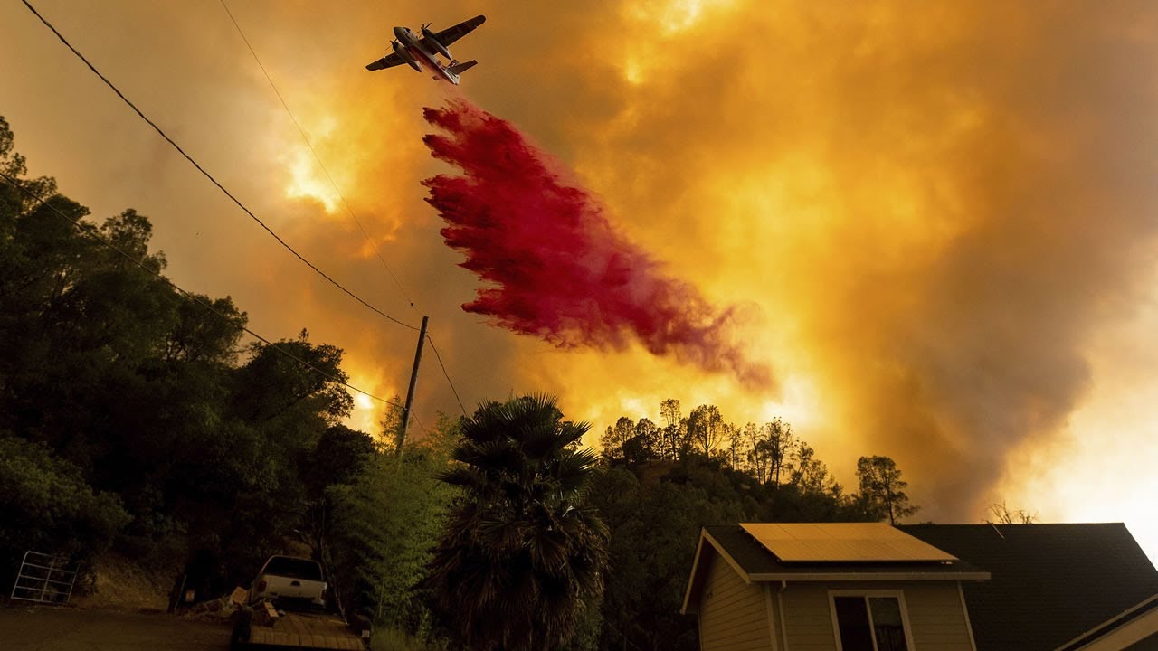 CAL FIRE officials give update on LNU lightning complex fire raging in  Northern California