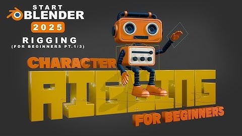 Learn Rigging Basics in Blender (Step-by-Step for Beginners) | Robot character Rigging Series Part 1
