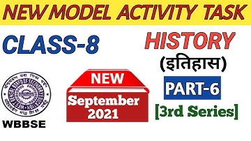 Class 8 History(इतिहास)New Model Activity Task Part 6 September 2021 Hindi Medium/Model ActivityTask