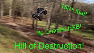 Arrma Outcast 8s  exb reunited with the Hill Of Destruction!