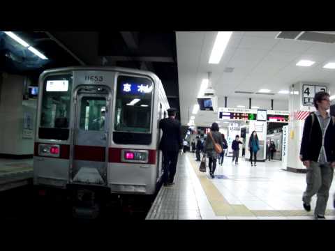 【HD】東武10030系（11653F）発車 発車メロディー付き 池袋にて