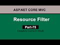 Resource Filter in ASP.NET Core MVC (Hindi)  | Step-by-Step Tutorial