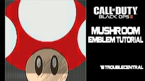 Black ops II - Mario Mushroom - Emblem Tutorial