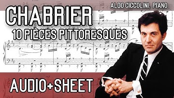 Chabrier - 10 Pièces pittoresques (Audio+Sheet) [Ciccolini]
