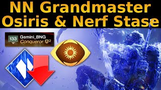 Destiny 2 : NN GrandMaster, Retour Osiris, Nerf Stase & Arbalète !