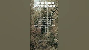 How to share docker images? #shorts