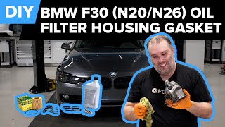 BMW N20 and N26 Oil Filter Housing Gasket Replacement DIY (BMW F30 328i, X5, Z4, & More)