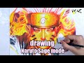 Drawing Naruto Sage mode ( Naruto Shippuden  ) vh art