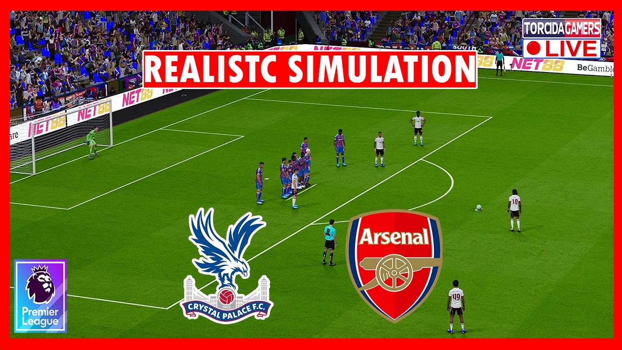 CRYSTAL PALACE VS ARSENAL | PREMIER LEAGUE 2025/2026 | REALISTIC SIMULATION | eFootball PES 2021