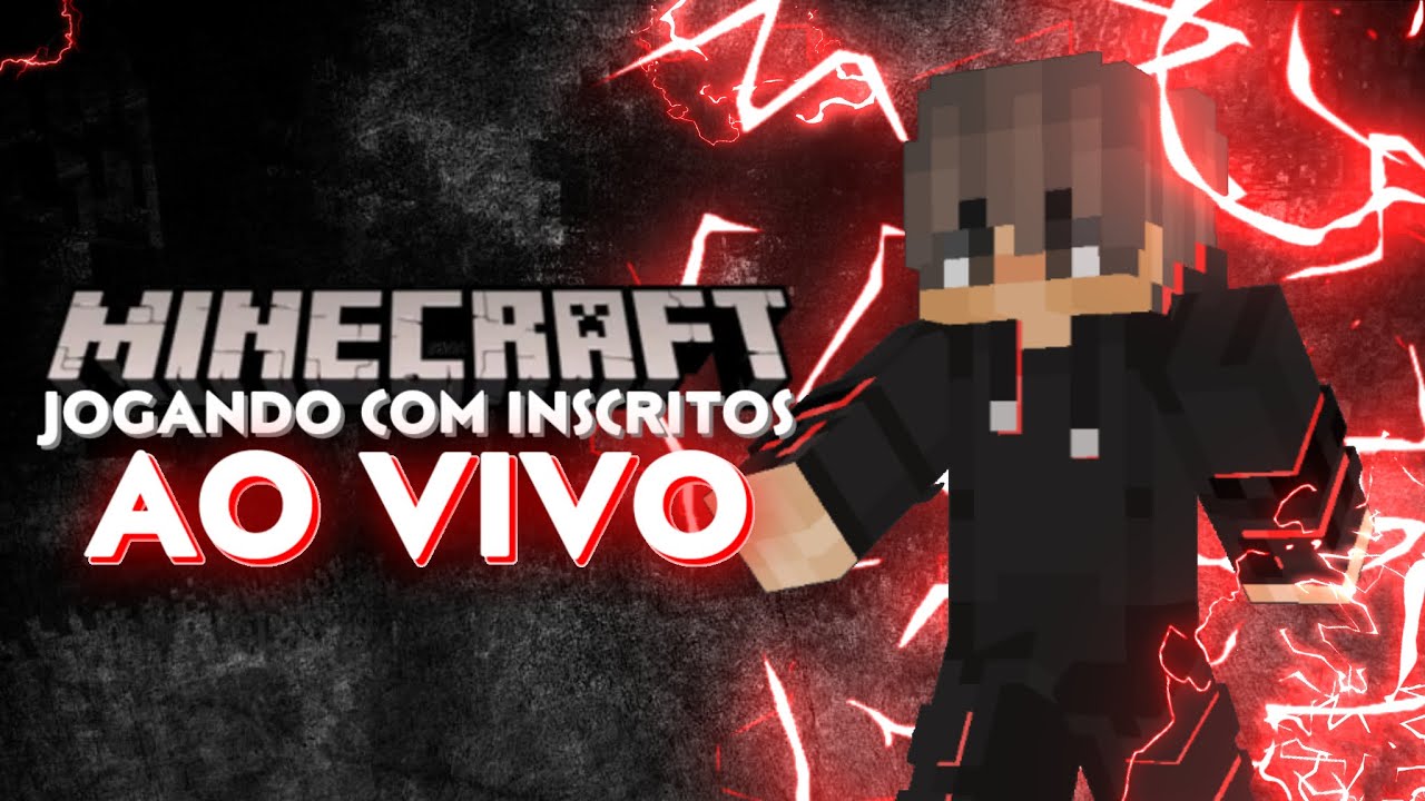 Minecraft AO VIVO Jogando Com INSCRITOS / Bedrock e Java ( LIVE ON ...