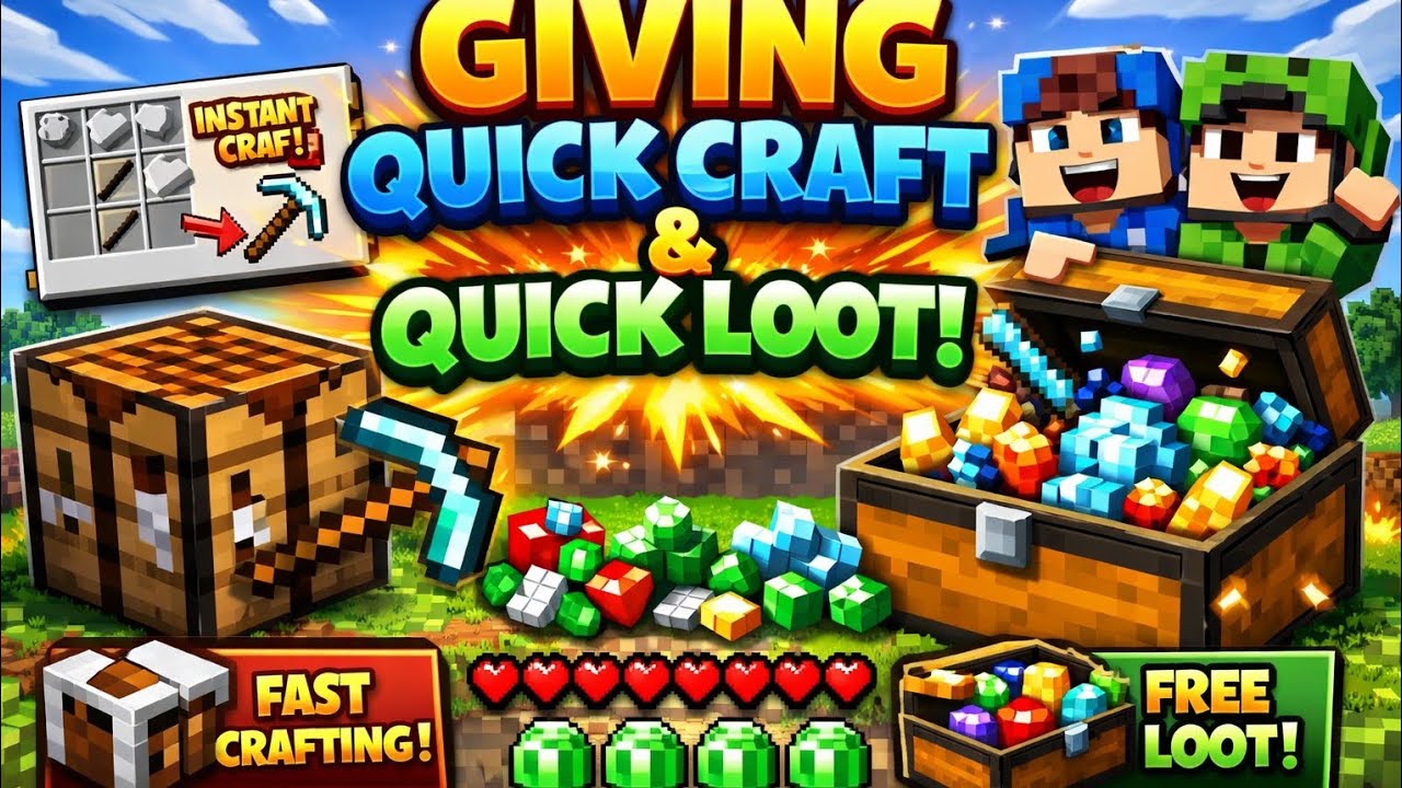 Fast craft and quick loot mod | no zip file. | Avinash Gamerz - YouTube