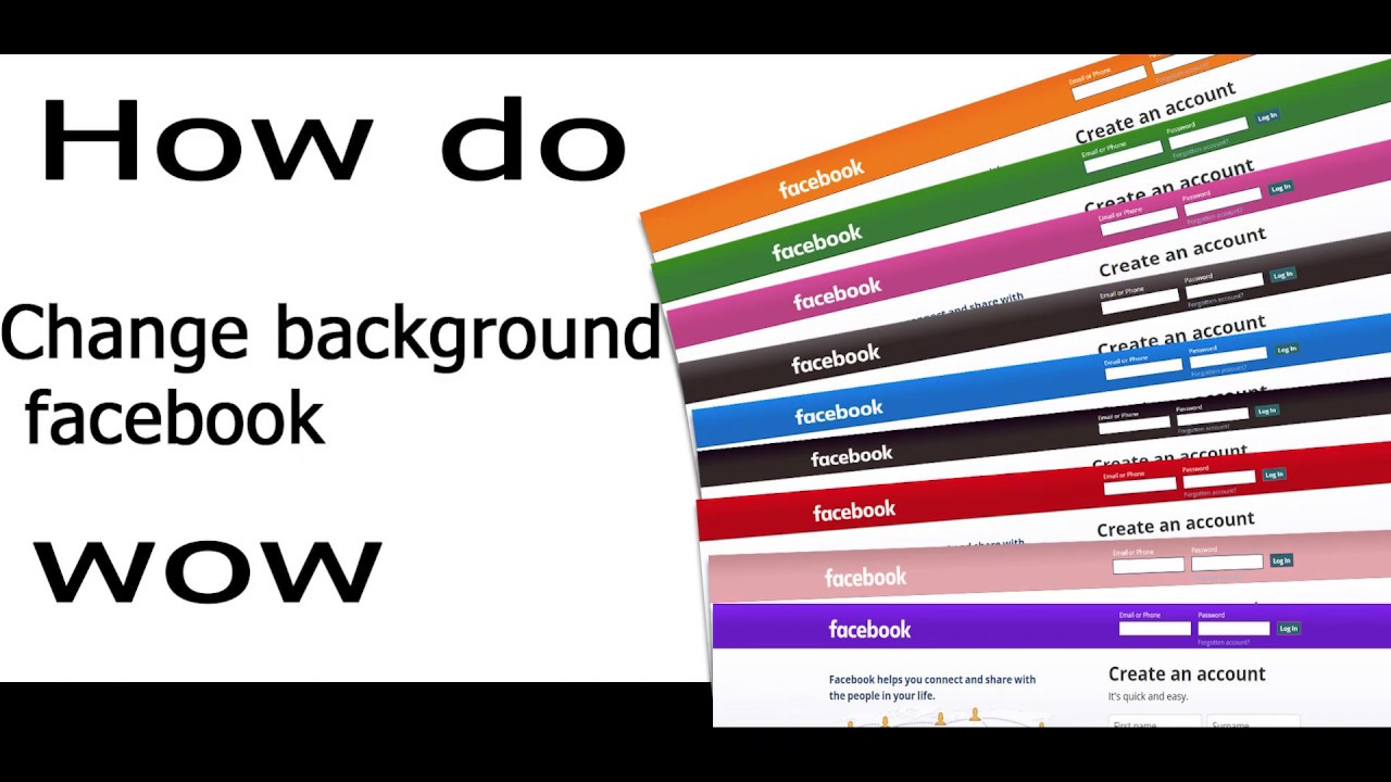 Facebook color change YouTube