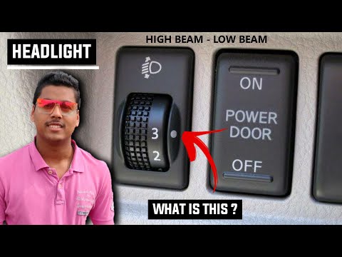 How To Use Headlight, High Beam, Low Beam | car headlight controls