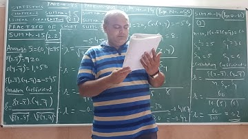 STATISTICS,LINEAR CORRELATION,PART 14,DR.S.D.