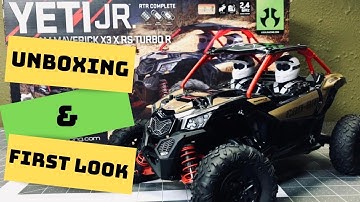 New Axial® Yeti Jr™ CAN AM® Maverick x3 RC UTV 1/18
