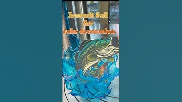 Amazing Isomalt  Sail for cake decoration, ￼#shortsvideo  #cake #cakedecorating #cakedecoratingtips