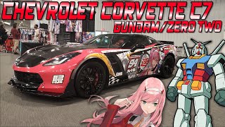Gundam/Zero Two(002) Itasha 痛車 | Chevrolet Corvette C7