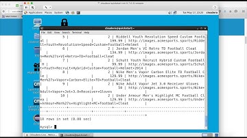 Data to Analytics - Cloudera Quickstart VM - Preview MySQL and Cloudera Manager