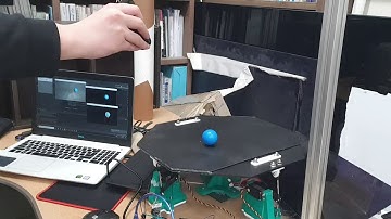 ball balancing (OpenCV & PID control)