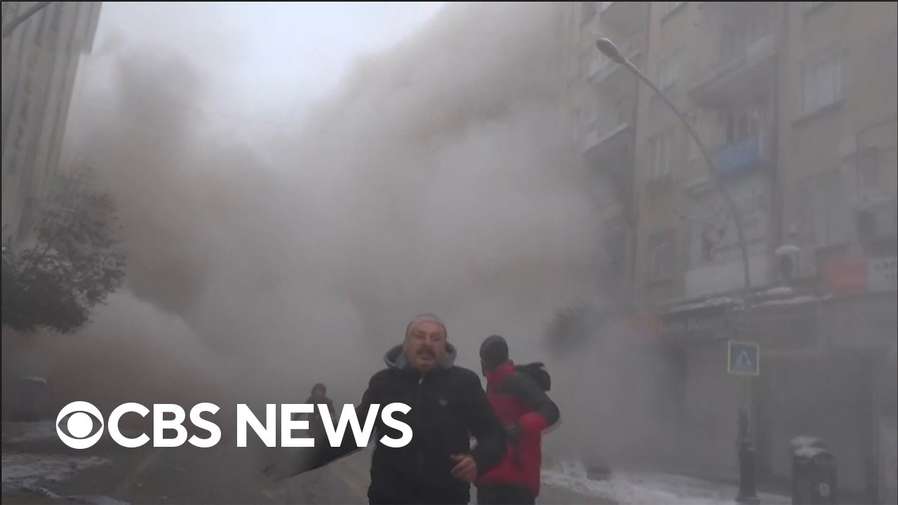 ⁣Turkey earthquake hits as TV journalist broadcasts live