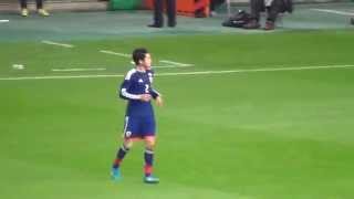 Atsuto Uchida 20141114 Japan vs Honduras 1st-half  #6     3-0  Keisuke Honda & Yasuhito Endo