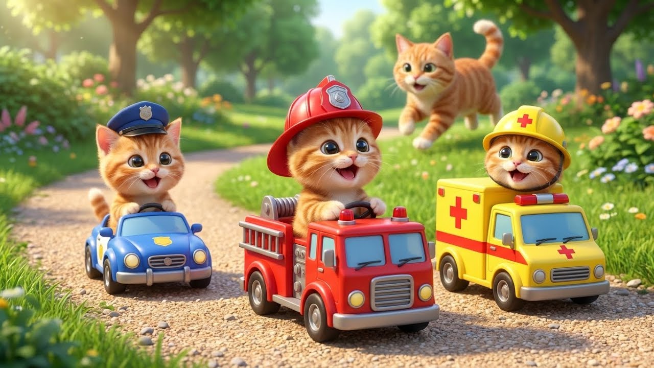 Mama Cat Trims Fur on the Farm and Makes Tiger Hat For Kittens At Home🐾🎩🐯