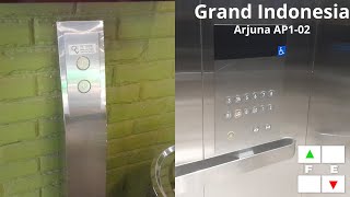(Retake 1) Mitsubishi NEXIEZ-MR Elevator At Grand Indonesia (Arjuna AP1-02)