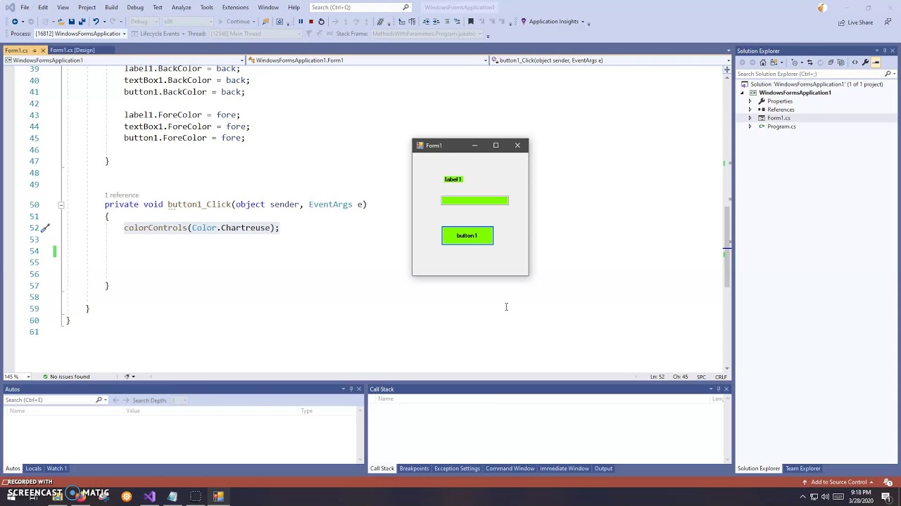 Overloaded Methods in a Windows Forms App ColorControls Example - YouTube
