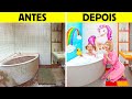 TRANSFORMAÇÃO DA SALA || Ideias Incríveis de Decoração DIY | Tutoriais e Truques, por 123 GO!