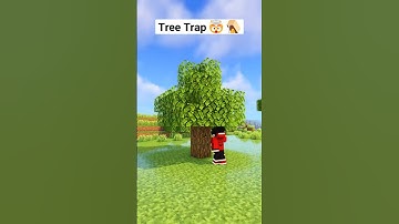 Minecraft Tree Trap🤯 #shorts