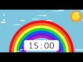 Rainbow timer 15 minute 