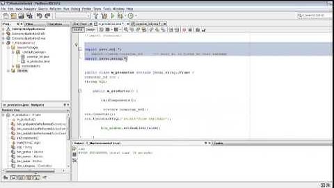Grabar registros desde un NetBeans IDE 6.7.1 hacia una base de datos