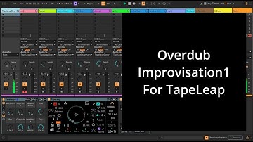 Overdub Improvisation1 for TapeLeap (M4L Device) - Tape delay / looper : Independent rec and play