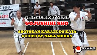 Bonus Clip - Gojushiho Sho Shotokan Kata Guided By Naka Shihan