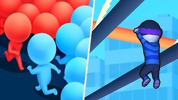 Satisfying Mobile Games 2023 - Count Masters, Roof Rails, Number Masters, Pop Us, Shortcut Run...