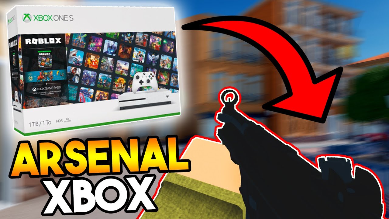 Playing Arsenal On The New Roblox Xbox Youtube - how to shoot in arsenal roblox chromebook