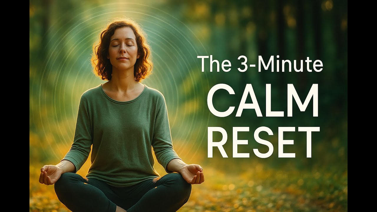 The 3-Minute Calm Reset | Grounding Meditation for Instant Peace - YouTube
