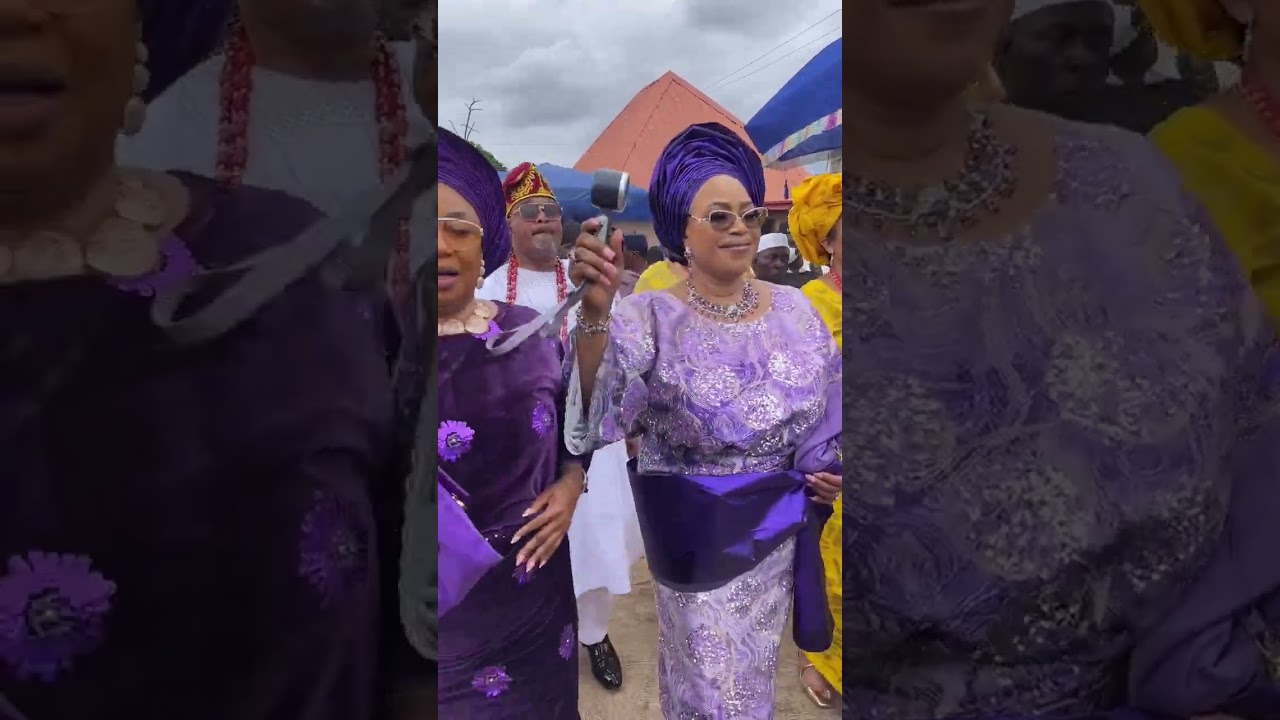 GUEST AT THE CORONATION OF OBA CLEMENT HAASTRUP AT ILESHA 