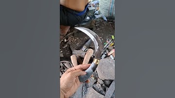 Making a Kerambit Knife #shorts #woodworking #blacksmith