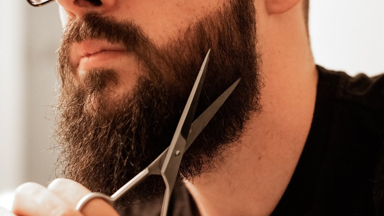 how to trim a beard without clippers