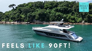 Schaefer Yachts 770 Tour  Volume feels like a 90ft yacht!