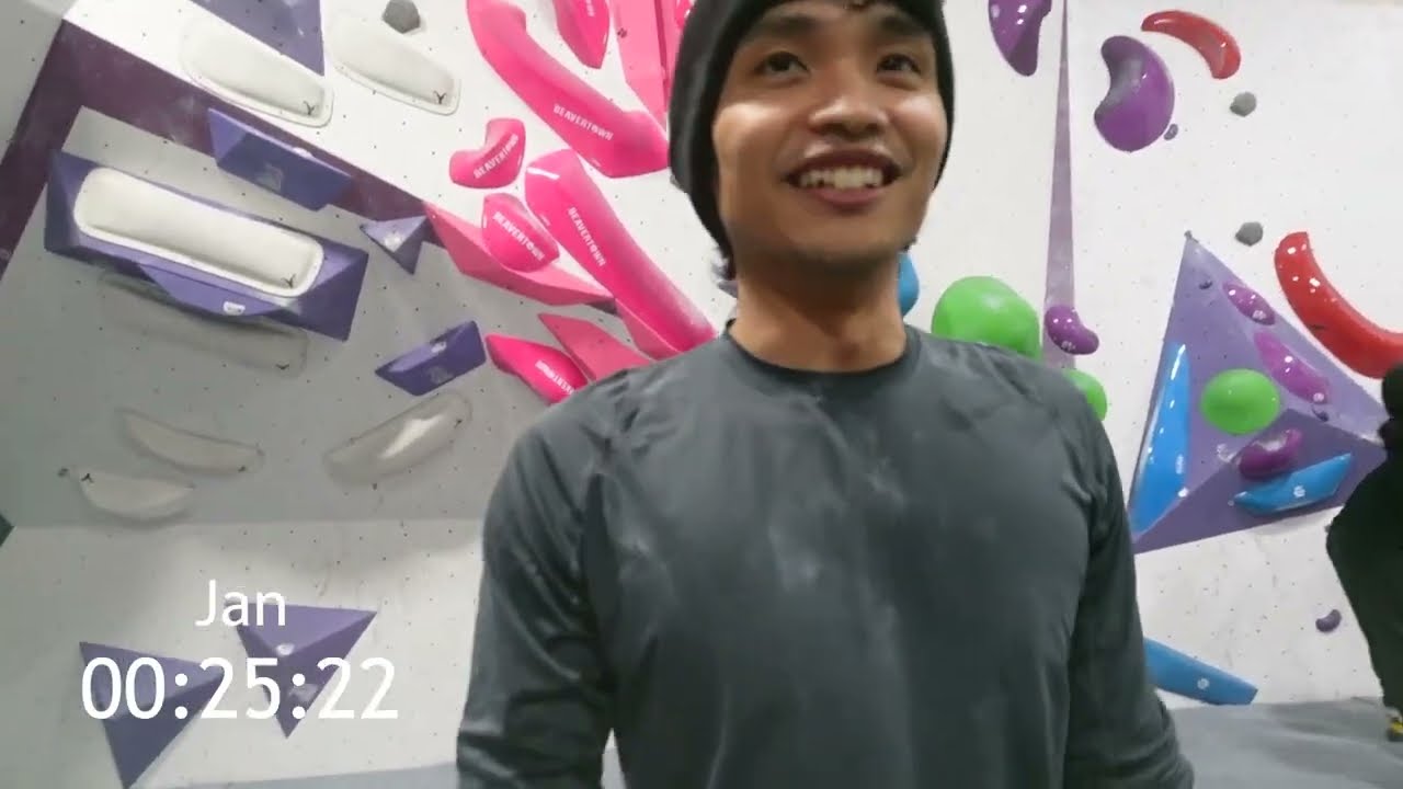 how fast can we boulder the comp wall