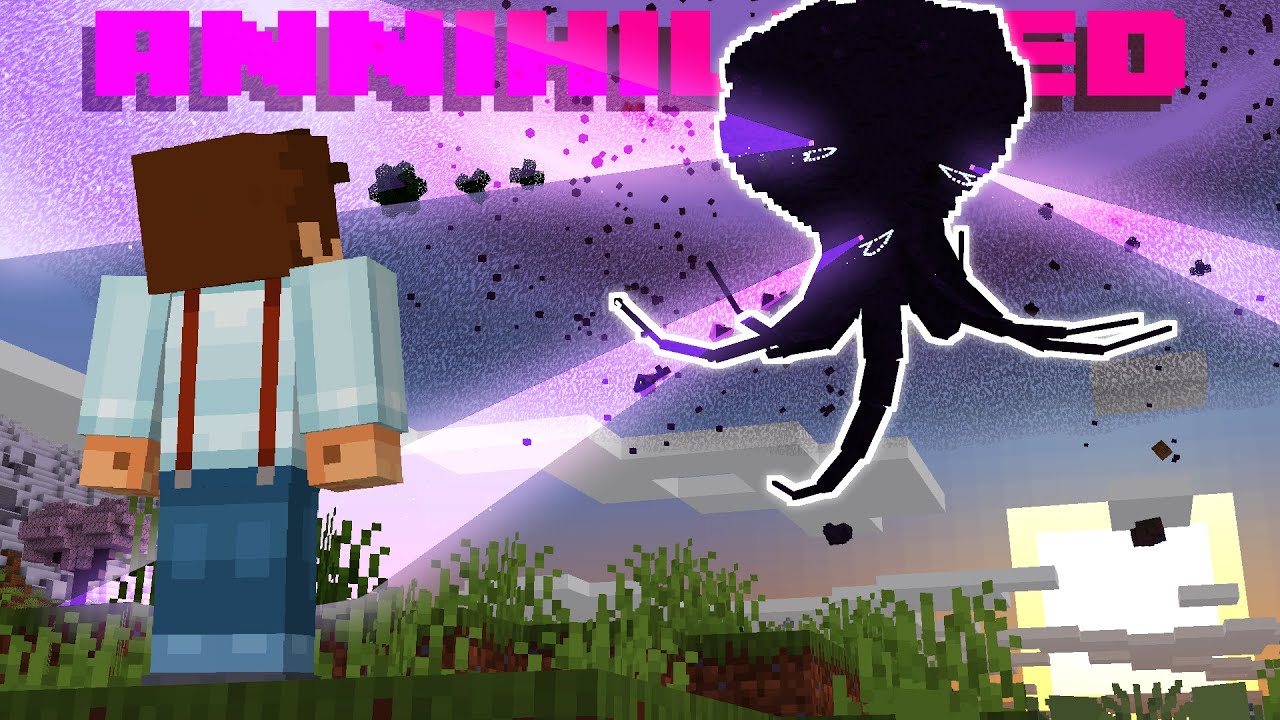 Annihilating the WITHERSTORM in Minecraft... 