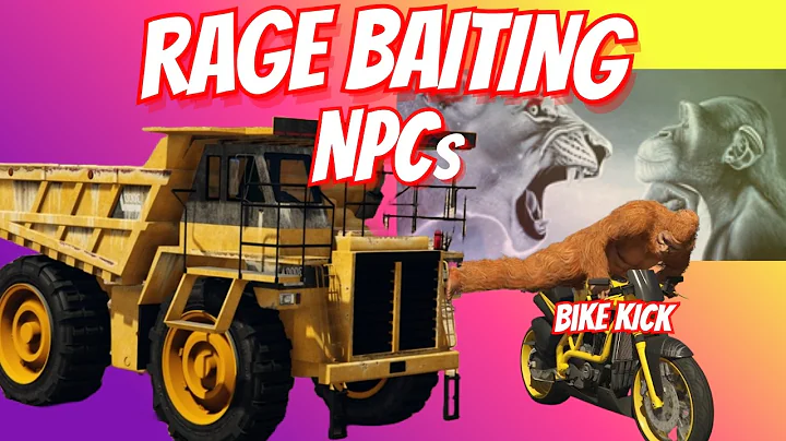 GTA 5: Ten Minutes of NPC *Rage Baiting* with BIKE KICKS