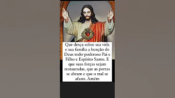 Receba As Bençãos De Nosso Senhor Jesus 