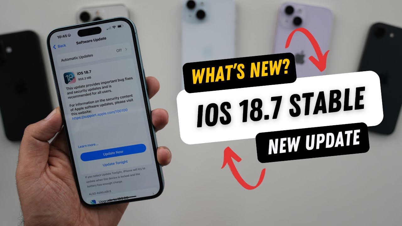 iOS 18.7 Released | What’s New? Should you update? - YouTube
