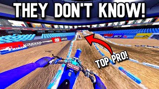 I WENT UNDERCOVER IN A PRO ELIMINATION RACE IN MX BIKES! screenshot 5