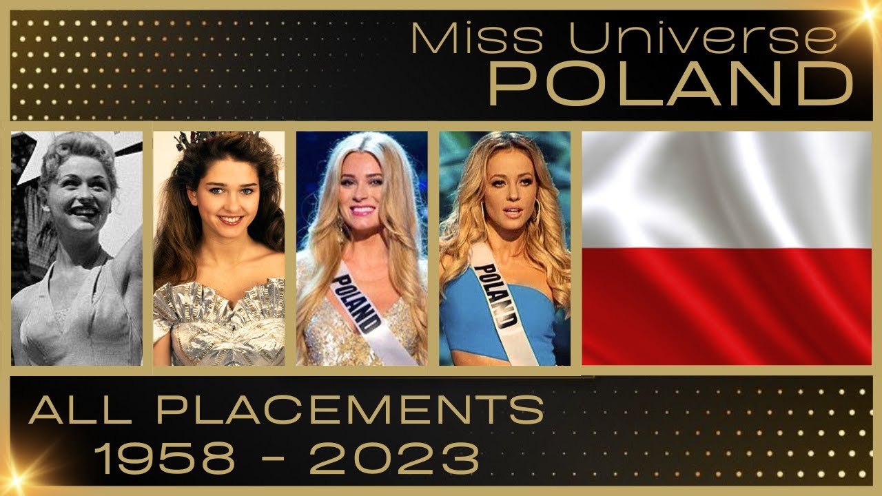 MISS UNIVERSE POLAND | EVERY PLACEMENT 1958-2023