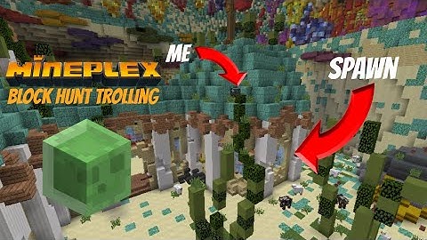 BLOCK HUNT TROLLING!!! Mineplex - Block Hunt