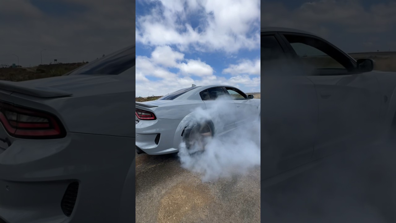 717hp Supercharged Whine AND It Can Do a Fat Burnout 🛞💨 